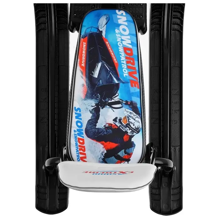 Снегокат «Тимка спорт 4-1», со спинкой, чёрный, ТС4-1/Г2 Nika Kids