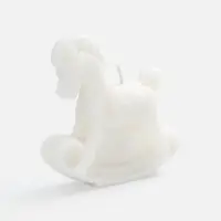 Свеча фигурная «Лошадка-качалка», белая Свеча фигурная «Лошадка-качалка», белая