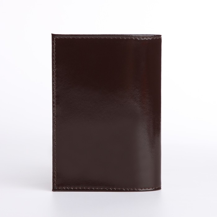 Обложка для паспорта, цвет коричневый Обложка для паспорта, цвет коричневый