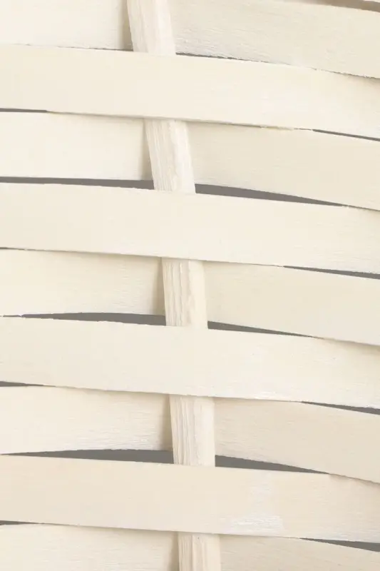 Корзина плетёная для хранения, ива, белая, набор 3 шт.