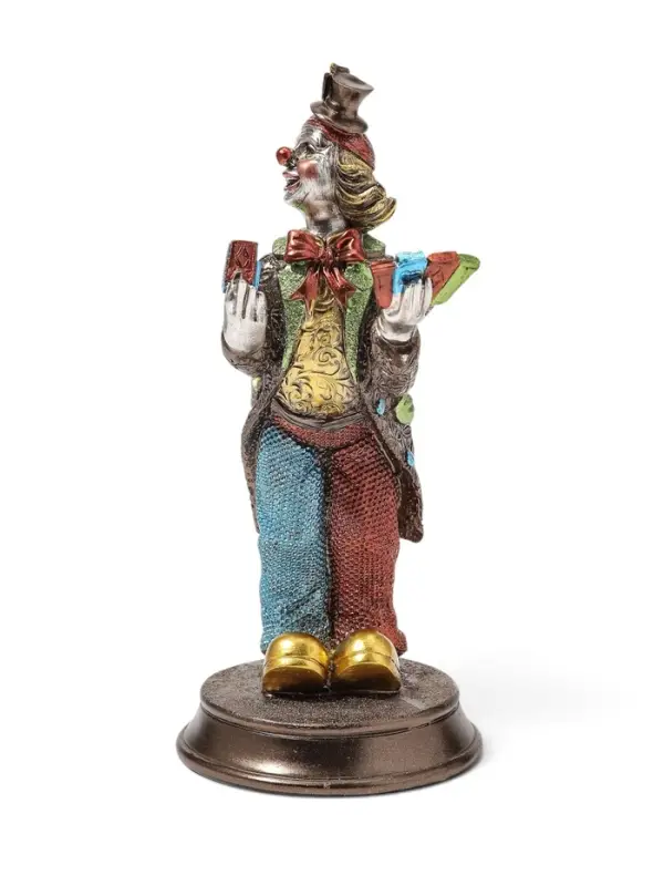 Статуэтка полистоун &laquo;Клоун-фокусник с картами&raquo;, 12&times;11.5&times;23 см