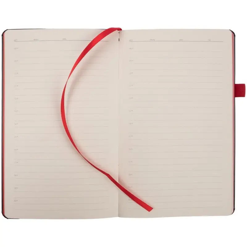 Ежедневник Ton, недатированный, черный с красным Ежедневник Ton, недатированный, черный с красным