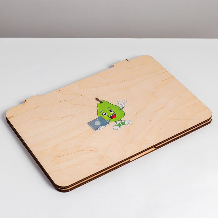 Доска магнитная деревянная «Ноутик»