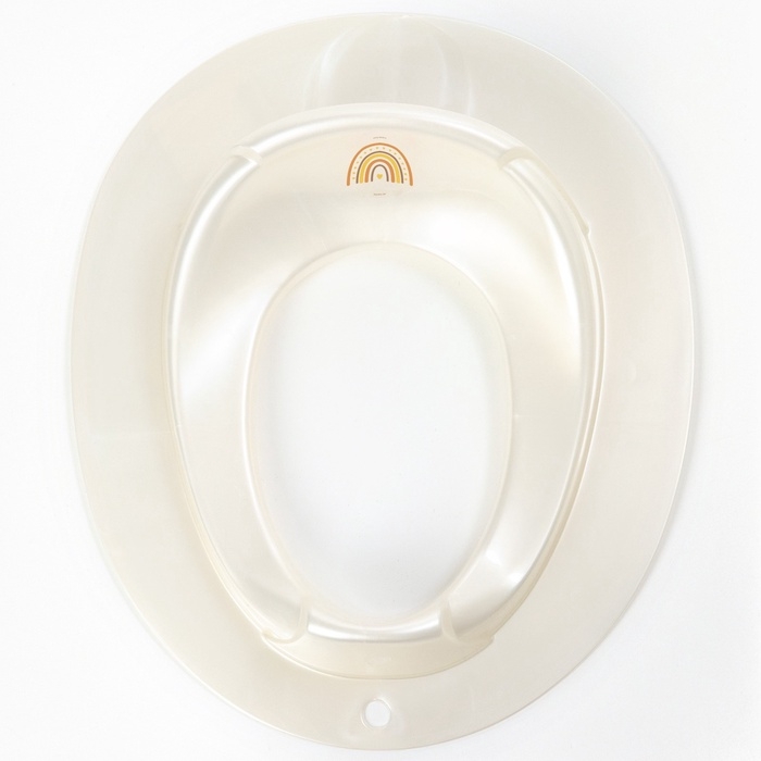 Накладка на унитаз детская Крошка Я Накладка на унитаз детская Крошка Я "Радуга", белый