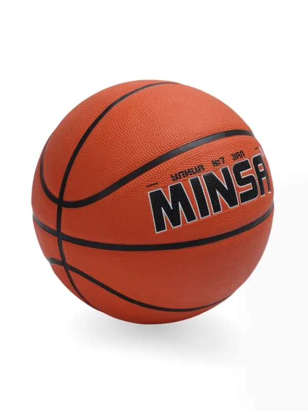 Мяч баскетбольный MINSA, клееный, 8 панелей, р. 7, PVC, бутиловая камера