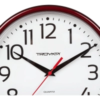 Часы настенные Troyka 91931912 круг., d225мм, плав.ход, пластик