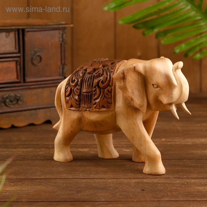 Сувенир Сувенир "Слон" дерево 22х10х15 см