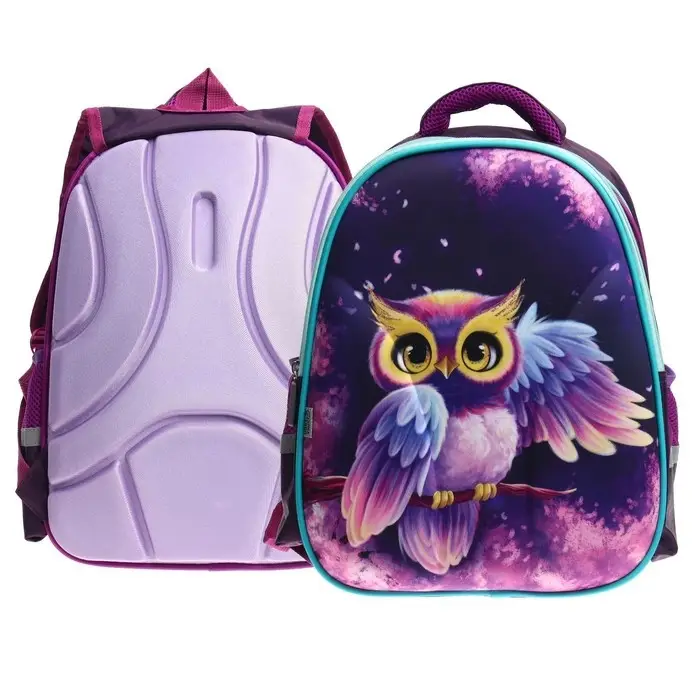 Рюкзак каркасный школьный, 39 х 30 х 14 см, Calligrata Рюкзак каркасный школьный, 39 х 30 х 14 см, Calligrata "Сова"