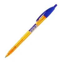 Ручка шариковая автоматическая ErichKrause R-301 Amber Matic, узел 0.7 мм, чернила синие, длина линии письма 2000 метров