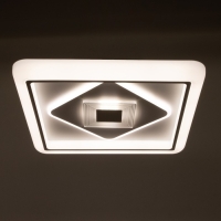 Светильник с ПДУ 1887/1 LED 89Вт диммер белый 46х46х7 см BayerLux