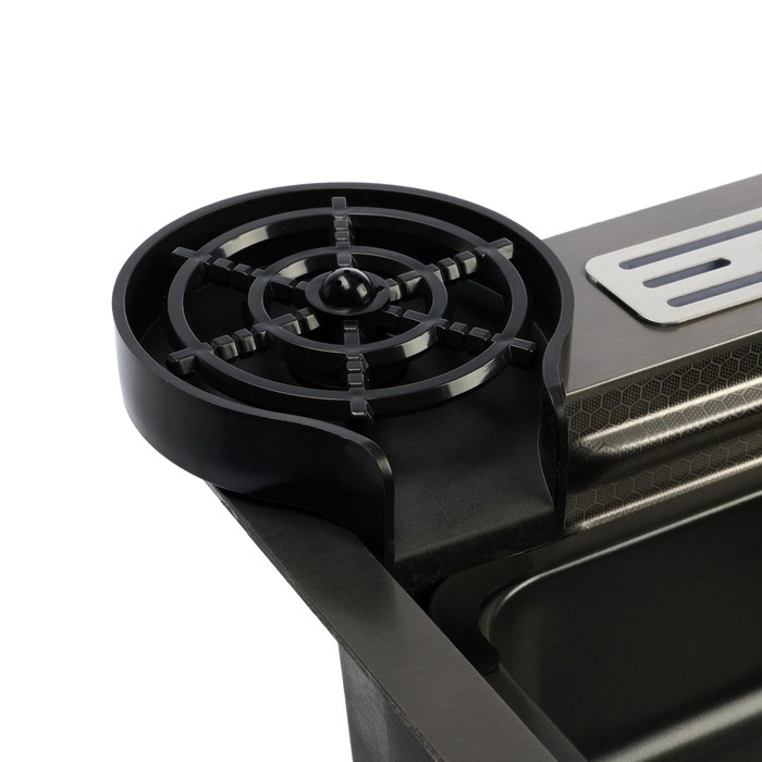 Кухонная мойка ZEIN M02, S=3.0 и 0.7мм, смеситель, корзины, разделочная доска, сифон, графит Кухонная мойка ZEIN M02, S=3.0 и 0.7мм, смеситель, корзины, разделочная доска, сифон, графит