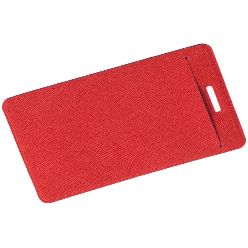 Чехол для пропуска с ретрактором Devon, красный Чехол для пропуска с ретрактором Devon, красный