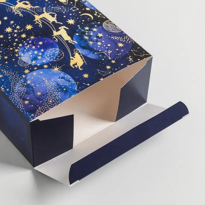 Коробка подарочная новогодняя складная «Волшебного Нового года», 16 х 23 х 7.5 см, Новый год Коробка подарочная новогодняя складная «Волшебного Нового года», 16 х 23 х 7.5 см, Новый год