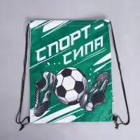 Мешок для обуви «Спорт - сила» полиэстер, размер 41×34 см