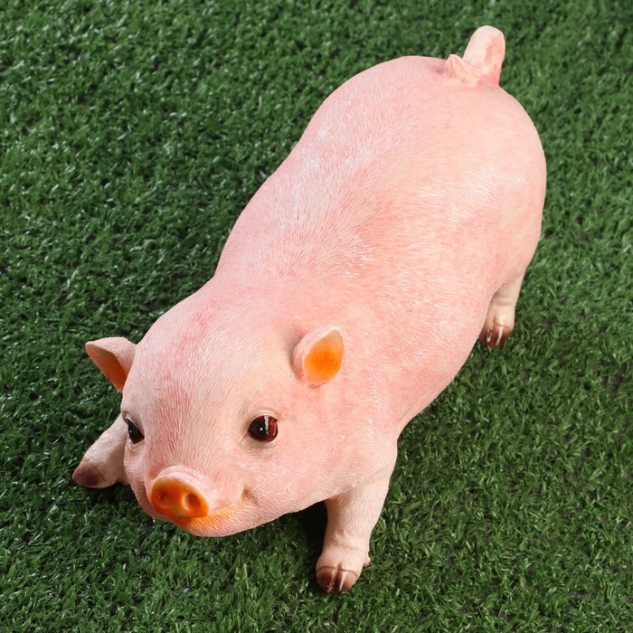 Садовая фигура  Садовая фигура "Поросенок" 12х10х16см  МИКС