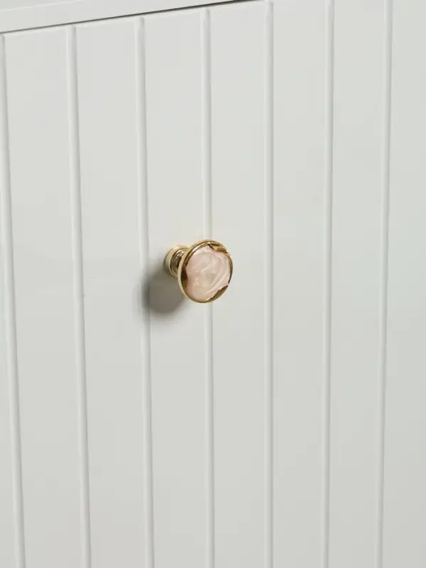 Ручка-кнопка ТУНДРА РК018GP, цвет золото