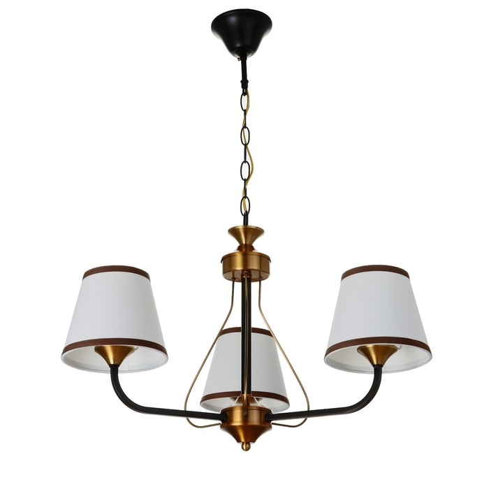 Люстра 2428/3 E27 40Вт черно-бронзовый 59,5х59,5х28 см BayerLux