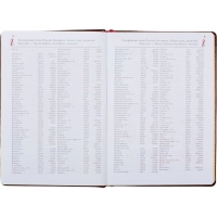 Ежедневник недатированный коричнев,А5,145х205,136л,Sidney NEBRASKA 3-128/03