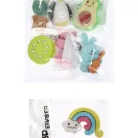 Набор фигурных ластиков, 7 штук, МИКС