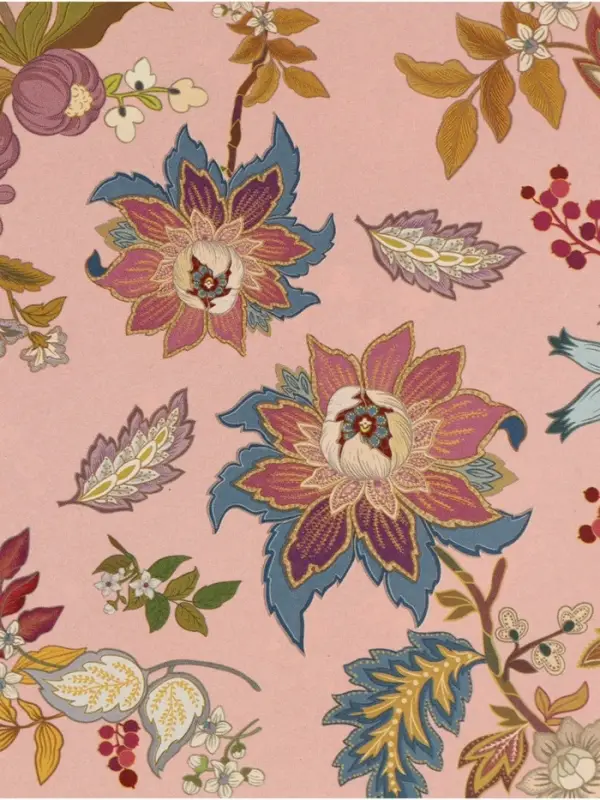 Бумага упаковочная глянцевая двухсторонняя &laquo;Цветы&raquo;, 70&times;100 см