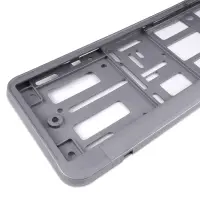 Рамка под номерной знак двусоставная (серебристый металлик) AVS RN-16