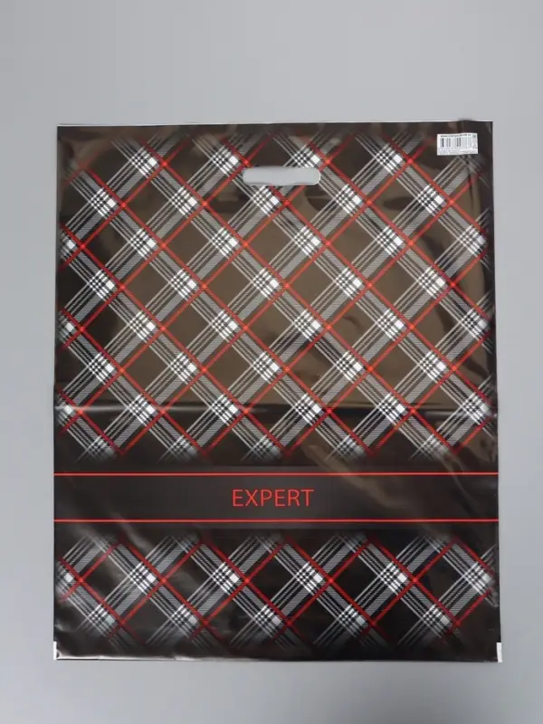 Пакет "Эксперт", полиэтиленовый с вырубной ручкой, 50х60 см, 100 мкм