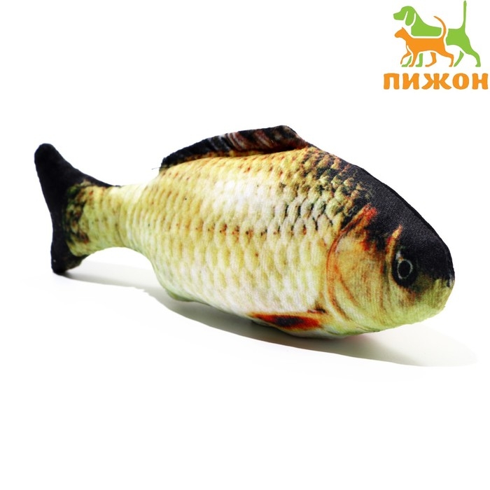 Игрушка  Игрушка "Рыба моей мечты!" с кошачьей мятой, сазан, 20 см