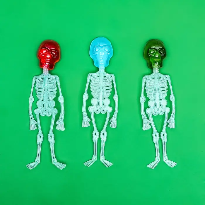 Карамель на неоновой палочке &laquo;Неон Скелетон&raquo;, 10 г