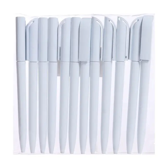 Ручка шариковая поворотная, 0.5 мм, стержень синий, белый корпус Ручка шариковая поворотная, 0.5 мм, стержень синий, белый корпус