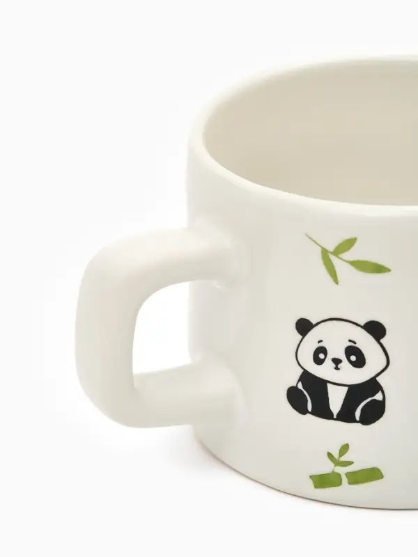 Кружка керамическая «Панды», 320 мл, ручная работа