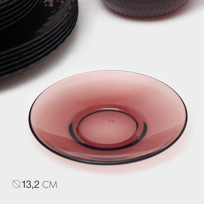 Столовый сервиз Luminarc «Идиллия», 43 предмета, стекло, лилак Столовый сервиз Luminarc «Идиллия», 43 предмета, стекло, лилак