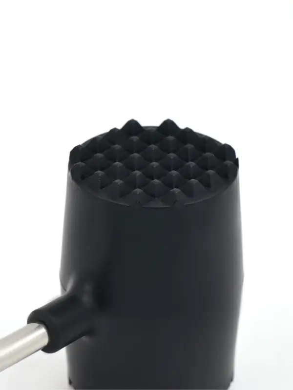 Молоток для мяса Доляна &laquo;Круг&raquo;, 25 см, чёрный