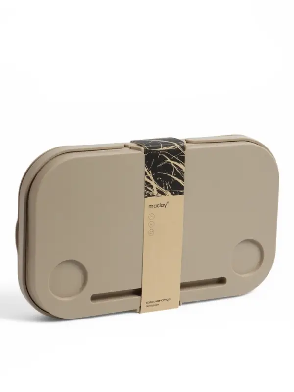 Корзина - столик maclay 2 в 1, складная, 47&times;28.5&times;23.5 см, бежевая