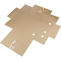 Короб архивный белый ATTACHE 150мм гофрокартон, 1/5шт., с завязками