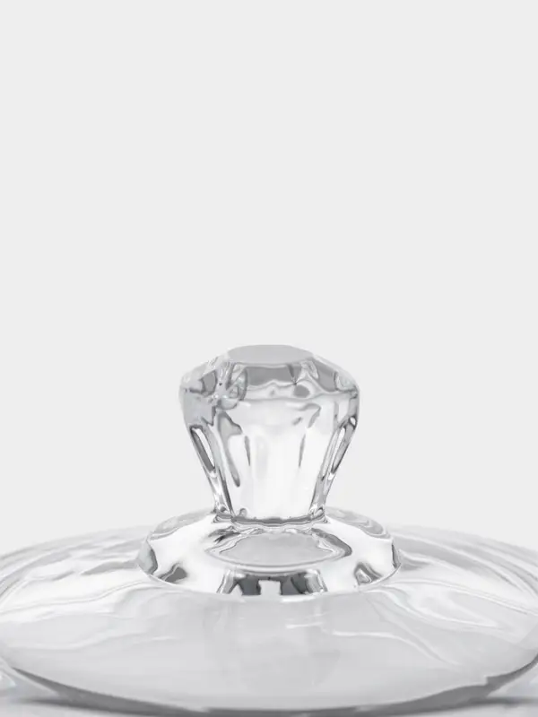 Икорница с крышкой  Икорница с крышкой "Элизия" 6,5х7 см, прозрачная