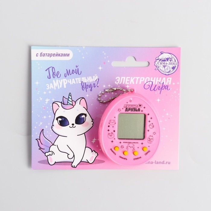 Электронная игра «ЗаМУРчательный друг»,168 персонажей МИКС, на блистере Электронная игра «ЗаМУРчательный друг»,168 персонажей МИКС, на блистере