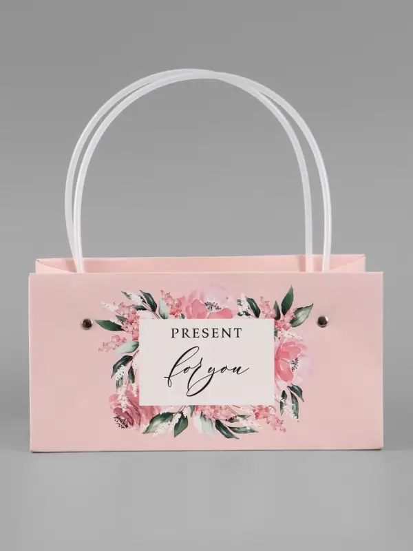 Пакет для цветов For you dear, 24&times;12&times;12 см