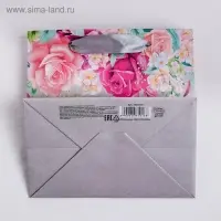 Пакет подарочный крафтовый квадратный, упаковка, «С нежной любовью», 14 х 14 х 9 см Пакет подарочный крафтовый квадратный, упаковка, «С нежной любовью», 14 х 14 х 9 см