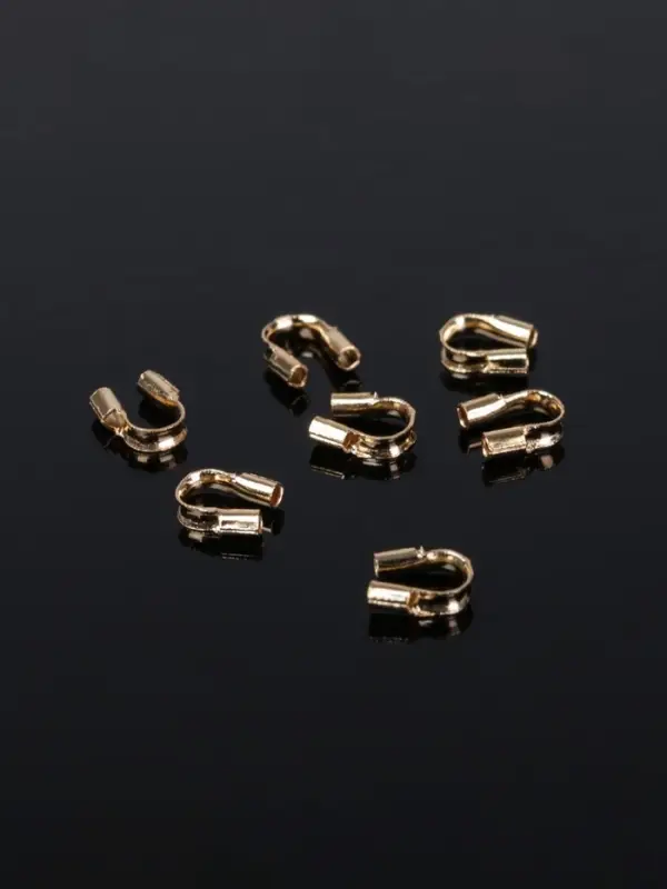 Протектор для защиты тросика 5&times;4 мм (набор 50 шт.), цвет золото