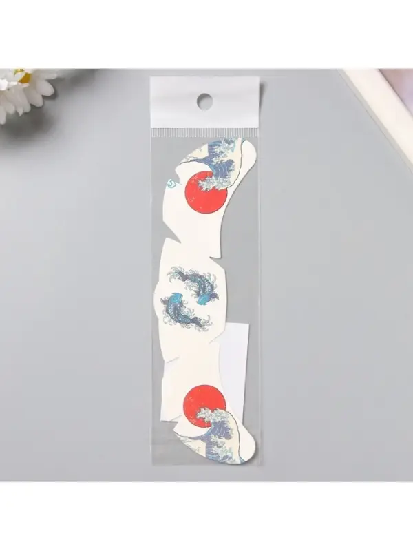 Переводная тату на тело цветная «Веснушки. Волна», 16×5 см Переводная тату на тело цветная «Веснушки. Волна», 16×5 см