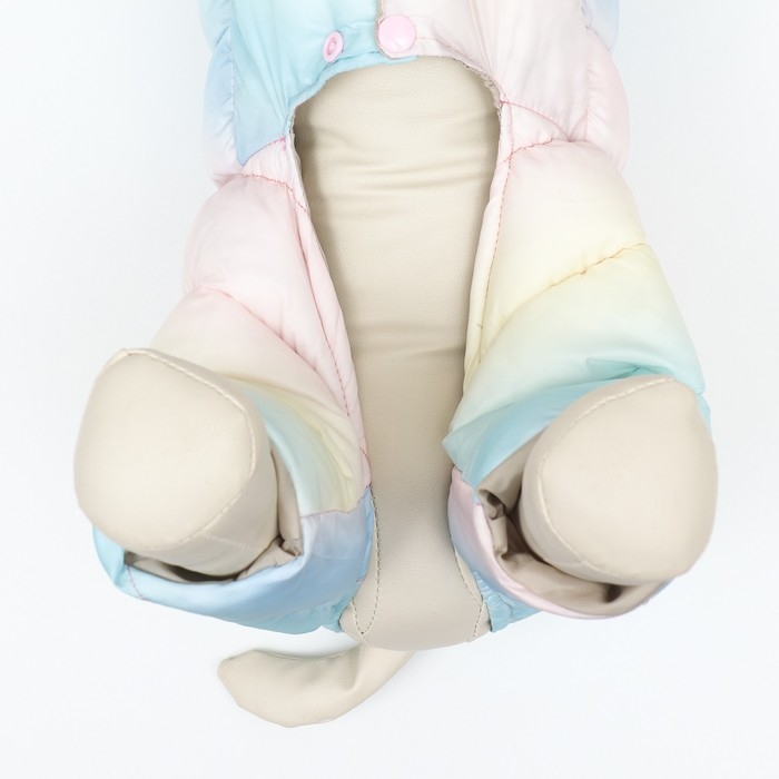 Комбинезон  Комбинезон "Для прогулки", размер 14 (ДС 28 см, ОГ 42 см, ОШ 31 см), пастельный