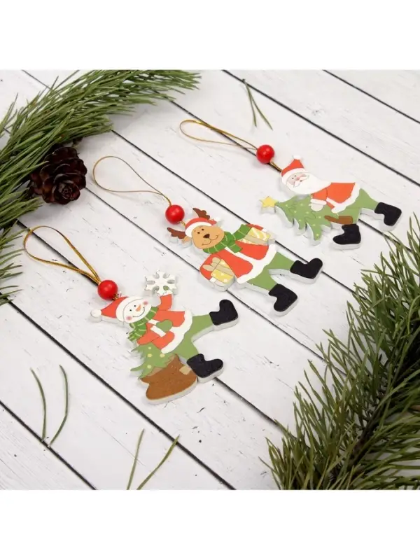 Елочная игрушка Лесная мастерская &laquo;Поздравления&raquo;, МИКС