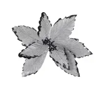 Декор &laquo;Холодный цветок&raquo;, 27&times;20 см, серебро МИКС