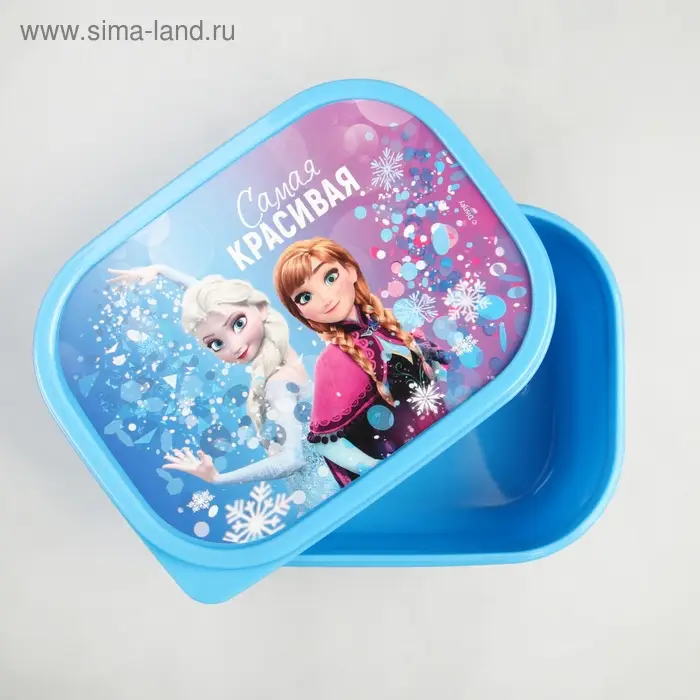 Ланч-бокс детский &laquo;Самая красивая&raquo;, Снежная принцесса, 500 мл
