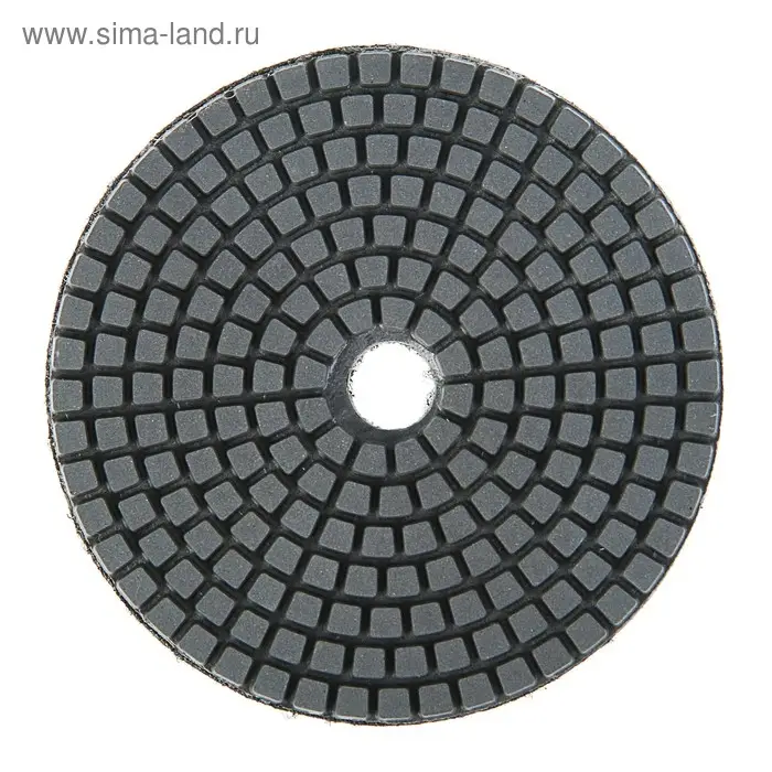 Алмазный гибкий шлифовальный круг ТУНДРА  Алмазный гибкий шлифовальный круг ТУНДРА "Черепашка", для мокрой шлифовки, 100 мм, № 10000