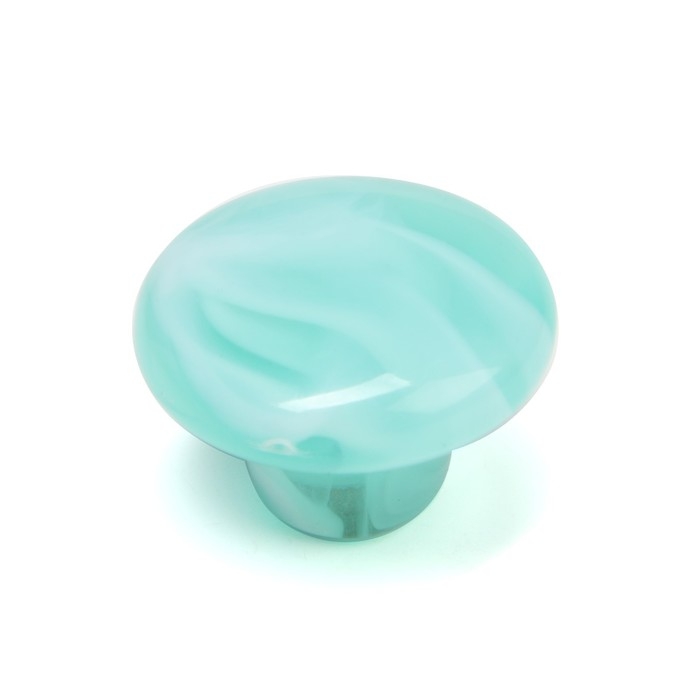 Ручка-кнопка CAPPIO, d=33 мм, акрил, цвет бирюзовый, 8 шт. Ручка-кнопка CAPPIO, d=33 мм, акрил, цвет бирюзовый, 8 шт.