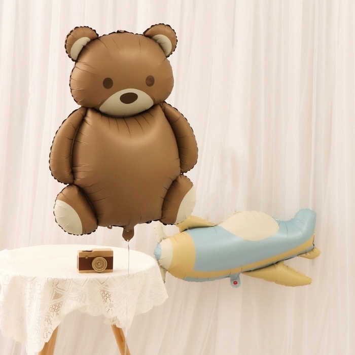 Воздушный шар фольгированный 35 Воздушный шар фольгированный 35" «Милый мишка», фигура