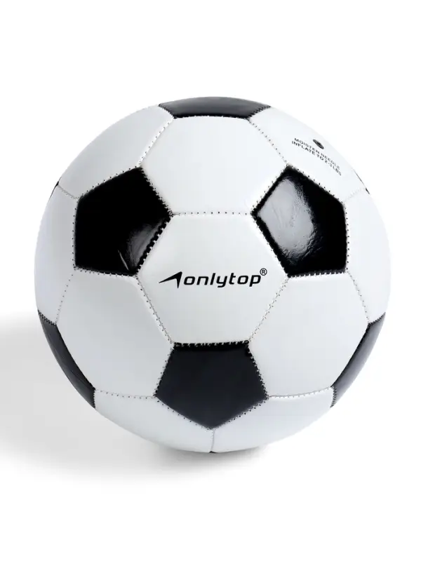 Футбольный мяч ONLYTOP, р.3, PVC, машинная сшивка, 32 панели