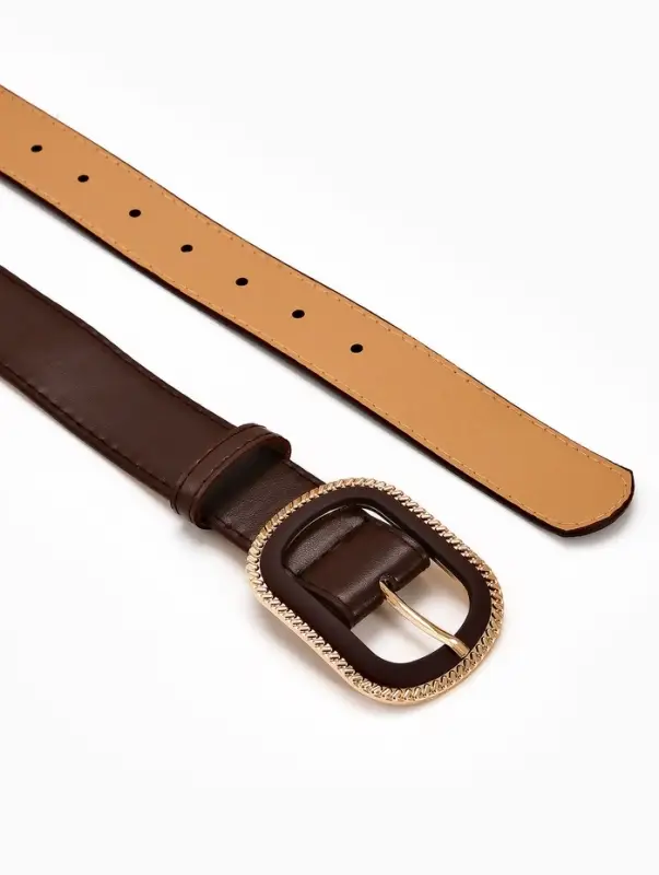 Ремень жен 05-01-07-01, Июнь2507, 3*0,3*110 см, без винта, пряж золото+пласт, 1 прокол корич 10903 Ремень жен 05-01-07-01, Июнь2507, 3*0,3*110 см, без винта, пряж золото+пласт, 1 прокол корич 10903