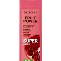 Шампунь для волос Delicare Fruit Power, укрепление и суперблеск, с гранатом, 280 мл